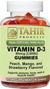 Tahir Halal Vitamin D3 2000 IU Gummys – 支持骨骼与免疫健康,促进肌肉功能,Gluten-Free,Gelatin-Free,90 Natural Flavor Gummys,美国制造 — Halal认证