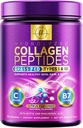你好,可爱! Collagen Peptides Powder, 草-Fed 水解 Collagen Powder for Women Type I & III, w/Hyaluronic Acid & Biotin, Hair, Skin, Nails & 联合支持, Collagen 补充 - 30 services