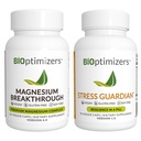 Bioptimers 镁突破4.0,(30 Capsules)和压力守护者,(90 Capsules) - 自然睡眠,大脑,和压力支持补充包