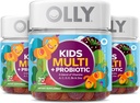 OLLY 儿童多维他命 + 亲生Gummy 维他命 A, C, D, E, B, Zinc, 亲生素, Chewable Supplement, Berry Flavor, 70 Counter (3 Pack)