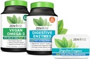 Zenwise健康消化酶Vegan Omega和自由旅行锡