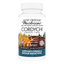 Host Defense CordyChi Capsules - 能源和免疫支持补编 - Cordyceps & Reishi蘑菇 放松和呼吸支持补编 - 抗疲劳援助 - 60 Capsules (30名服务员) *