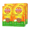 Metamucil, Fiber Thins, Daily Psyllium Husk Fiber 补编, 支持消化健康和满足饥饿, Apple Crisp Flavor, 48 总服务(4包, 12包)