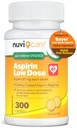 成人低剂量Aspirin 81mg 粘合卡片 - 与成人低剂量Bayer Aspirin中的活性成份相比 - 安全卡片(300个计数)