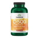 Swanson 维生素C配有玫瑰HIPS 500毫克400卡普尔
