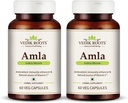 普通RISE Amla Capsules 60 有机抗氧化剂豁免增强剂 维生素C和毛发生长草药补充剂的自然来源(包2)