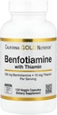 加利福尼亚州金营养 带Thiamine的Benfotiamine,250 毫克,120 Veggie Capsules
