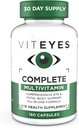 Viteyes 完整的眼部和全身健康 多维生素营养补充剂,180 capsules, White