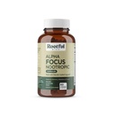 Alpha Focus Nootropic - 记忆和焦点脑促进器 配有 Choline, Citicoline, GPC, L-Tyrosine, Bacopa Monnieri, DMAE, Gingko Biloba, 狮子马内,Niacinamide - 60 Capsules