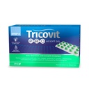 Tricovit Pro 头发生长补充剂 -- -- 皮肤科医生开发的男女头发流失治疗方法 -- -- 含有DHT阻塞剂、氨基酸和维生素以促进细胞再生(60软胶)