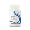 寻求健康 维生素D3 + K2 - 含有维生素D3(Cholecaliferol)和维生素K2(Menaquinone-7)的免疫系统与骨健康支持 - 蔬菜维生素D & K 补充 - 60 capsules