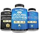 营养素 Shilajit Capsules, Liposomal Glutathione 补充剂, & Berberine 补充剂 Bundle: Berberine, Glutathione, & Shilajit Capsules for Men & Men & Men & Men - 代谢、生命力、平衡