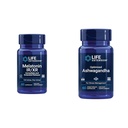 生命延伸 Melatonin IR/XR & 优化 Ashwagandha - 睡眠,应激缓解,焦点,记忆 - 60卡普尔