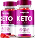 NutraRize(2 Vitazenlabs Keto Gummys的包,Keto Vitamins Plus Apple Cider Vinegar,All Natural 1000 MG Gummy Pills,Keto + ACV官方,最大力量审查(120 Gummys))
