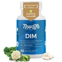 新生命自然(NewLife Naturals DIM Supplation 300mg for Women & Men) - 激素Acne,雌激素平衡药丸,绝经后减量药丸 → 健康雌激素水平 → 激素平衡 - Bioperine → PCOS - 60日供应