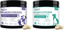 NATURE TARGET 养狗的良药,有先生素和消化酶,维生素和Omega 3 抗过敏性痒缓解,减少腹泻,毒气,停止Pawlicking,Hot Spots, Sheding