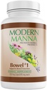 Bowel #1:便秘救济公式 - 天然草药laxative - 温柔,有效,无哈什侧效应 - 解放便秘,气体,和布洛廷 - Vegan(60天供应,120卡普勒斯)