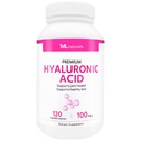 ML Naturals Premium Hyaluronic Acid 100 mg 120 蔬菜罐头,每天1个(4个月供应),Premium Quality,NSF-Cerifed & cGMP-Compliant.
