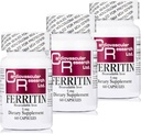 男女心血管研究费里廷铁补充剂 5 mg 180 capsules - 3 bottle Bundle