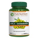 纯营养 Amla 提取 1000 mg. (等于 8,000 mg Amla 水果粉) 非 GMO → 120 Veg Caps.