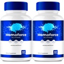 Memoforce Brain, Memoforce Pills, Memoforce Reviews, Memoforce 补编, Memoforce Capsules 记忆和焦点高级公式 - 最大弦 - 脑健康支持(2包)