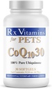 宠物的Rx维生素 狗和猫的COQ10-30 - 药物级 Ubiquinone - 30 Softgel