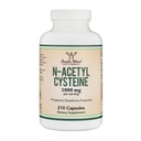 NAC 补充 N- Acetyl Cysteine (1,000 mg Per service 500 mg Per Cap, 210 capsules) (第三方测试) 使用 Odor Masking Technology 以双木促进 Glutathione 水平