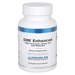道格拉斯实验室 DIM 增强 - 支持荷尔蒙平衡,细胞健康与解毒* - 与抗氧化剂,绿茶提取剂和瓦萨比亚 - 30个植物卡普尔