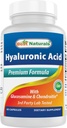 最佳自然素 Hyaluronic Acid 100 mg 60 Capsules - 支持健康关节和年轻皮肤