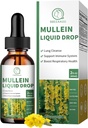 (2包) Mullein Drops for Lungs, 16-in-1 Mullein Leaf 提取 800MG for Lung cleanse, respiratory, 豁免,配有 Quercetin, Marshmallow, Black Cumin种子, 长老莓, 非 GMO, 2 Fl Oz