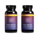 2 Pack,Primal Mind Fuel Brain Booster for Focus, Energy, Clarity, Memory Brain Health 30 Capsules Nootrophics Brain Supports 供男女使用
