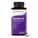 Breathe-X - 过敏和辛纳斯救济补编 - 支持辛努斯和鼻部不适 - 非昏睡和快速行动 - Quercetin, Bromelain, Citrus Bioflavoids, Nettle Leaf & Vitamin C - 90 Capsules