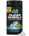 肌肉科技 HMB 补充1000mg, 清肌 (42 液体软胶) - Lean Muscle和回收-HMB 自由酸肌 补充-帮助 降低肌肉分解 - 包装 May Vary
