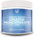 FIOR 纯奶油单水合物粉末 - 男女微量化奶油,纯非GMO,Vegan & Gluten 自由奶油粉末,每服5克,60名