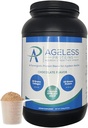 巧克力Whey蛋白粉和Collagen Peptides 供成年成人使用. 支持肌肉建设和与24克蛋白质、凝血素、HMB和维生素(30份,巧克力)的结合健康
