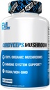 Evlution 营养 Cordyceps 蘑菇 - 免疫系统和心脏健康支持 - 500mg 蘑菇补充剂 - 100% Organization, Vegan & Non-GMO - 能源与性能 - 60 服务
