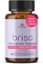 Munar Brisa Menopause Support – 女性的荷尔蒙平衡与牛奶亚特尔,维特克斯,黑科霍什和鲁巴布. 减少热闪电、靴子能量、肝脏解毒器30天供应(60个卡普尔)