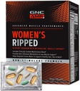 GNC AMP 妇女非兴奋剂维塔帕克方案,1个维生素包中的5种产品,代谢和精液、水谢丁、经证明的原料、CLA、Biotin、多维塔明、咖啡因、免费30天供应
