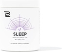 TB12 Sleep - Sleep Supplor with Magnesium, L-Theanine, Chamomile, GABA, 和Melatonin to Fall Asleep Fast, 促进放松,提高睡眠质量. 压力和摩擦夜支援