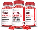 合理实验室(3 Pack Virtual Grow XL Extreme 2000MG 性能 Gummys 高级公式,与ACV Pomegranate Beet Juice Powder B12 Vegan Non GMO 180 Gummys 共同设计)