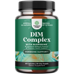 纯DIM 配有生物丙烯的男性补充剂 - DIM 配有雌激素的男性配有Hormone平衡和前列腺健康-Diindolylmethane Testosterone 配有 Brocoli Florets的复合剂 - 60 Capsules