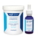 Klaire Labs Ther-Biotic Synbiot Probiotic (30 Capsules) & Micellized Vitamin A Liquid (1 oz / 600 services) 5000 IU Bundle - 消化性健康与免疫支持 - 伪生2产品集