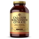 Solgar Calcium Magnesium Citrate, 250片 - 支持健康骨骼和牙齿 - 肌肉骨骼和神经系统支持 - 高度耐受性 - 非GMO和Vegan - 50种服务