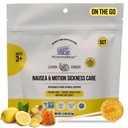 MommaBear Nausea & Motion 疾病棒糖 — 非GMO Lemon & Ginger Candy for Nausea — 儿童3+和孕妇的有机棒糖 — 儿童旅行基本知识(5包)