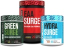 Jacked Factory Green Surge Green Superfood Powder, 水合水解水补充, EAA Surge EAA补充