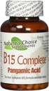 Nature's Choice Supplements B15 完整的外加强度,甘氨酸,配有 TMG&DMG 500mg 90 Capsules