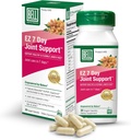Bell EZ 7日联合支援TM - 快速行动,一次-每日联合保健补编 - 帮助Relieve Knee Pain,Swelling & 支持肌肉复苏 - Vegan - 30 Capsules