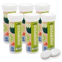 饮用柠檬 柠檬 电解水晶片 (6) Tube Bundle → 0g 糖 - 天然运动饮料 - 基本电解片 → 60 服务 - 10 片 Per Tube