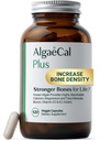 ALGAECAL 骨密度有机红藻钙补充剂 维生素K2 MK7(100mg),维生素D3(1600 IU),镁(350mg) & Trace Minerals & strongs,易吞,120 Veggie Caps