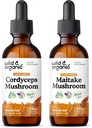 野生和有机的 Cordyceps 蘑菇